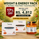 Weight & Energy Pack – Slim Potion + Power Potion + Acacia Honey 500g