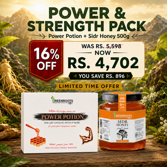 Power & Strength Pack – Power Potion + Sidr Honey 500g