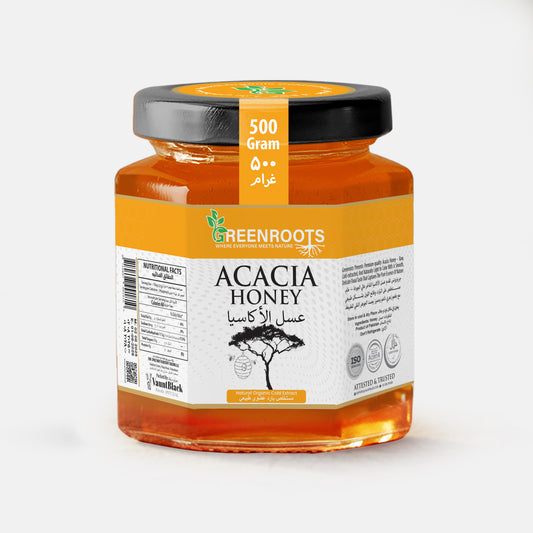 Acacia Honey (پھلائی/کیکر شہد) – Nature’s Light Golden Elixir