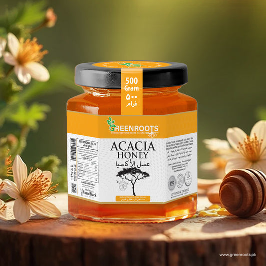 Acacia Honey (پھلائی/کیکر شہد) – Nature’s Light Golden Elixir